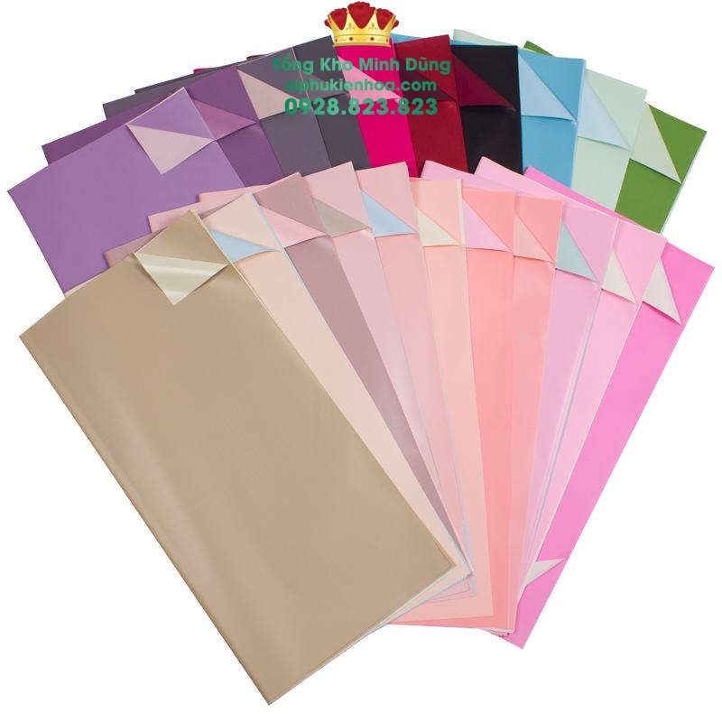 Giấy 2M Trơn Gói Hoa Cao Cấp - Sỉ Phụ Kiện Hoa Giấy 2M Trơn Gói Hoa Cao Cấp - Ảnh 3