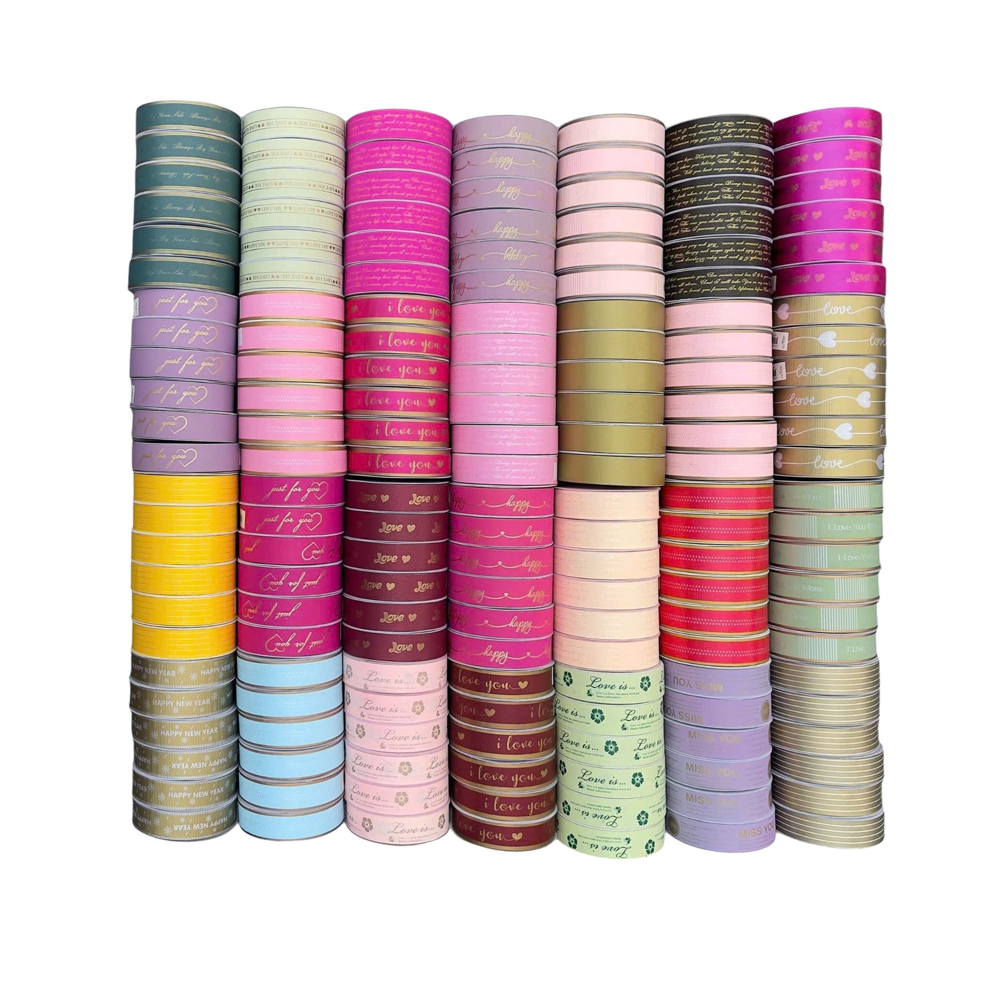 Ruy Băng Thái Lốc 6 Cuộn Cao Cấp - Sỉ Phụ Kiện Hoa Ruy Băng Thái Lốc 6 Cuộn Cao Cấp