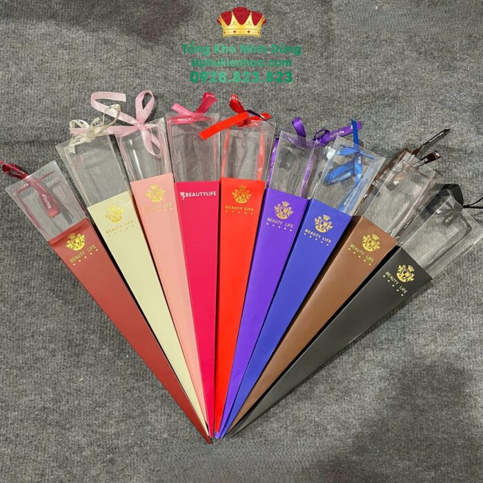 Vỏ Hộp Mika 1 Bông - 1 Bịch 10 Cái - Bán Theo Set 5 Bịch ( 50C )