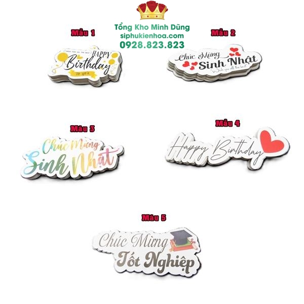 Baner Chúc Mừng Sinh Nhật Cao Cấp -Tốt Nghiệp - Sỉ Phụ Kiện Hoa Baner Chúc Mừng Sinh Nhật Cao Cấp -Tốt Nghiệp