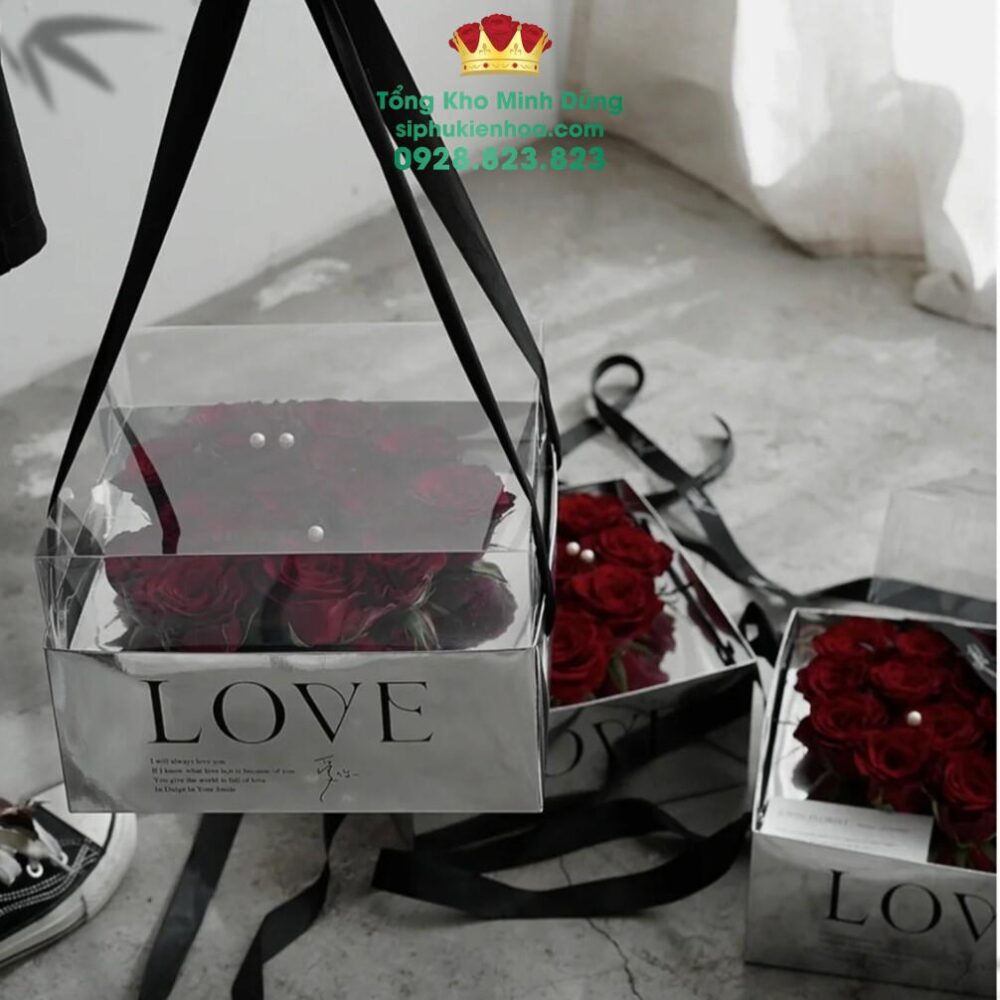 Hộp Tim Bạc Chữ Love Cao Cấp (Set 2 Cái) - Ảnh 4