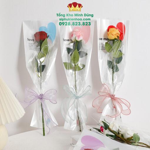 Túi Đựng Hoa 1 Bông Cao Cấp: Love More. - Ảnh 2