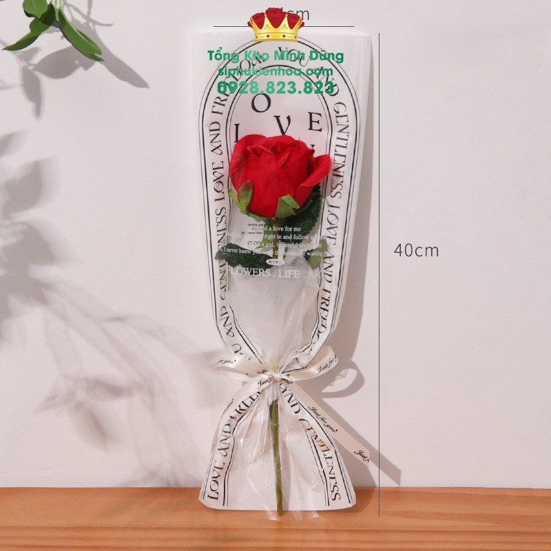 Túi Đựng Hoa 1 Bông Cao Cấp: Ô Cửa - Sỉ Phụ Kiện Hoa Túi Đựng Hoa 1 Bông Cao Cấp: Ô Cửa - Ảnh 3