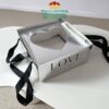 Hộp Tim Bạc Chữ Love Cao Cấp (Set 2 Cái)