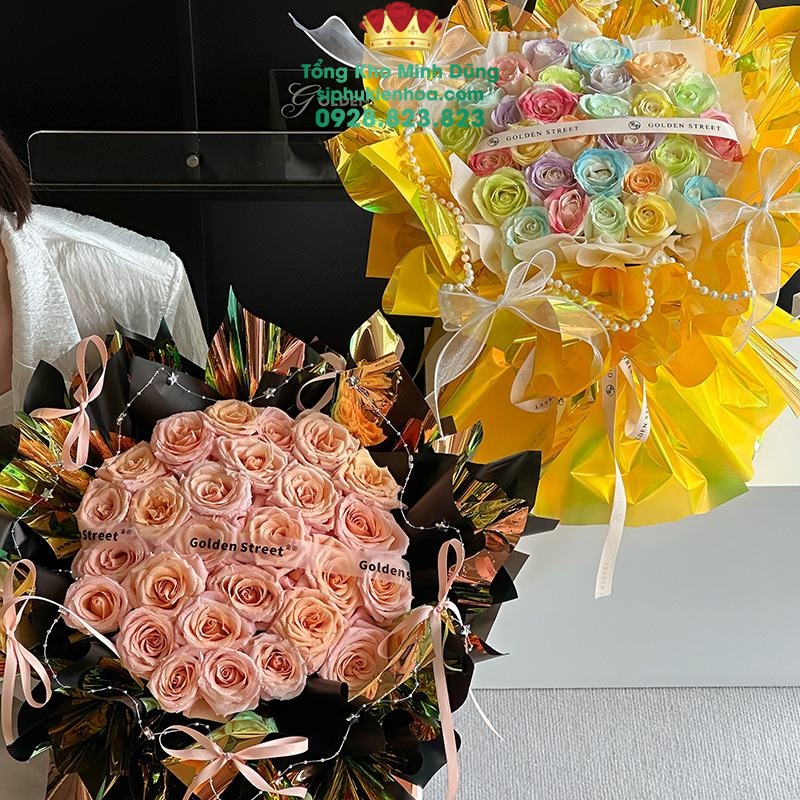 Giấy 2M Kiếng Xà Cừ Cao Cấp - Sỉ Phụ Kiện Hoa Giấy 2M Kiếng Xà Cừ Cao Cấp - Ảnh 2