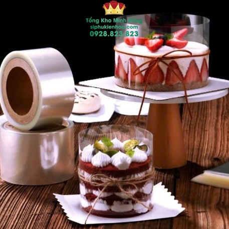 Cuộn Mika Quấn Tiền - Cao 8Cm X 54M (1 Cuộn) - Sỉ Phụ Kiện Hoa Cuộn Mika Quấn Tiền - Cao 8Cm X 54M (1 Cuộn) - Ảnh 3