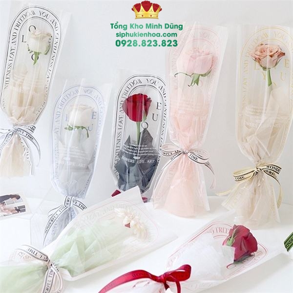 Túi Đựng Hoa 1 Bông Cao Cấp: Ô Cửa - Sỉ Phụ Kiện Hoa Túi Đựng Hoa 1 Bông Cao Cấp: Ô Cửa - Ảnh 2
