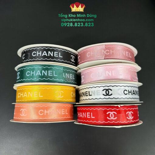 Ruy Băng Lụa Chữ Chanel 2,5Cm Cao Cấp - Ảnh 2
