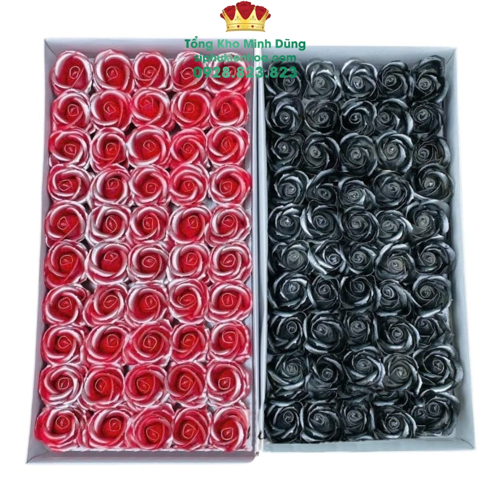 Hoa Sáp Loang Kim Tuyến Cao Cấp - Sỉ Phụ Kiện Hoa Hoa Sáp Loang Kim Tuyến Cao Cấp