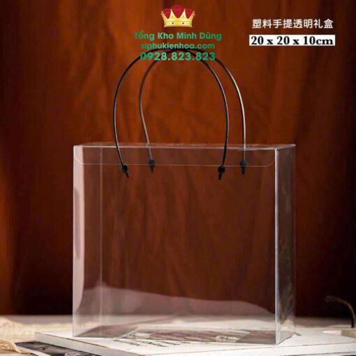 Hộp Mika Nhựa Trong 20X20X10 Cao Cấp (Set 10 Cái)