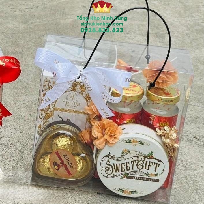 Hộp Mika Nhựa Trong 20X20X10 Cao Cấp (Set 10 Cái) - Sỉ Phụ Kiện Hoa Hộp Mika Nhựa Trong 20X20X10 Cao Cấp (Set 10 Cái) - Ảnh 2