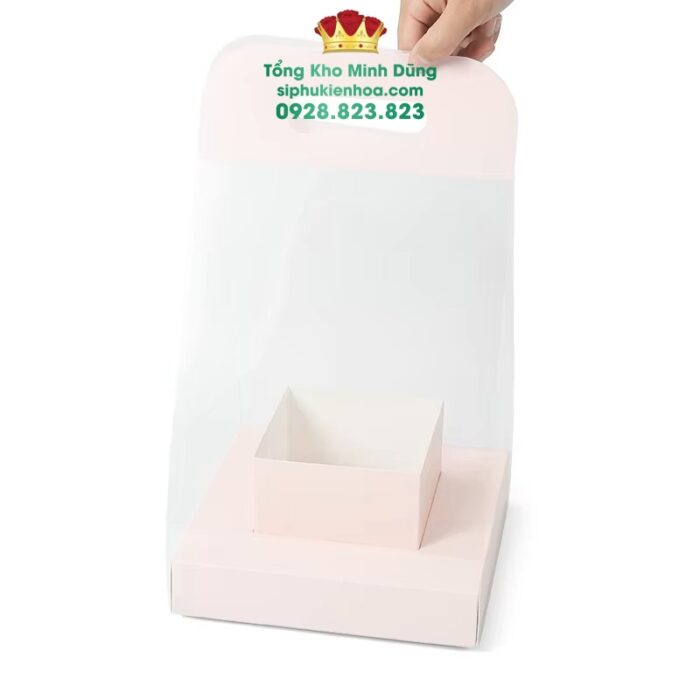 Tổng Kho Minh Dũng - Sỉ Phụ Kiện Hoa Túi Cắm Hoa Mika Đế Vuông Cao Cấp (Set 10 Cái)