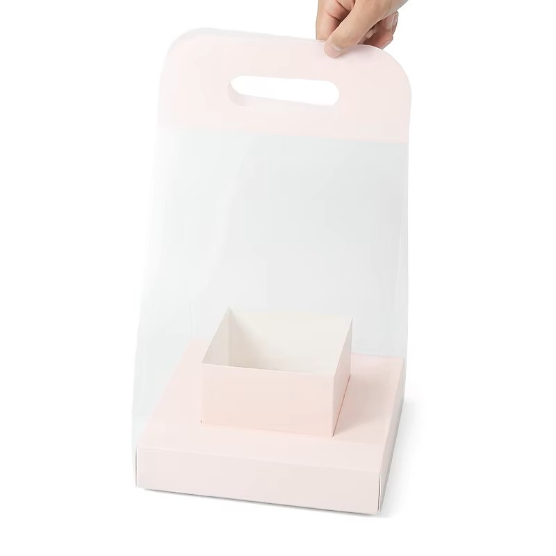 Túi Cắm Hoa Mika Đế Vuông Cao Cấp (Set 10 Cái)