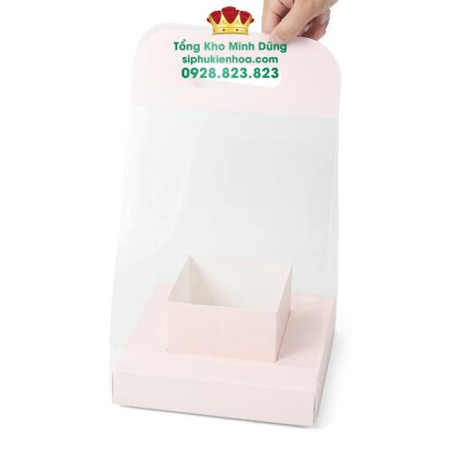 Túi Cắm Hoa Mika Đế Vuông Cao Cấp (Set 10 Cái) - Ảnh 2
