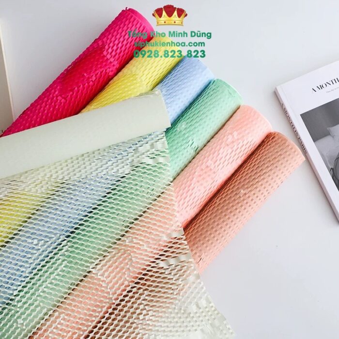 Giấy Cuộn Kéo Lưới Lục Giác Nghệ Thuật Cao Cấp 50Cm X 10 Yard