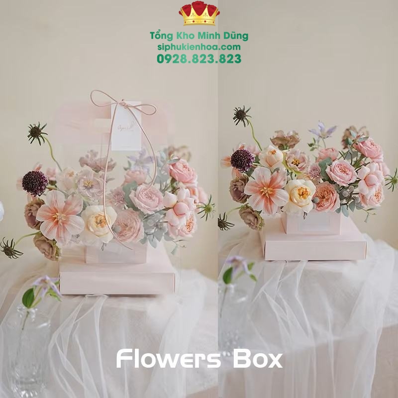 Túi Cắm Hoa Mika Đế Vuông Cao Cấp (Set 10 Cái) - Sỉ Phụ Kiện Hoa Túi Cắm Hoa Mika Đế Vuông Cao Cấp (Set 10 Cái) - Ảnh 2