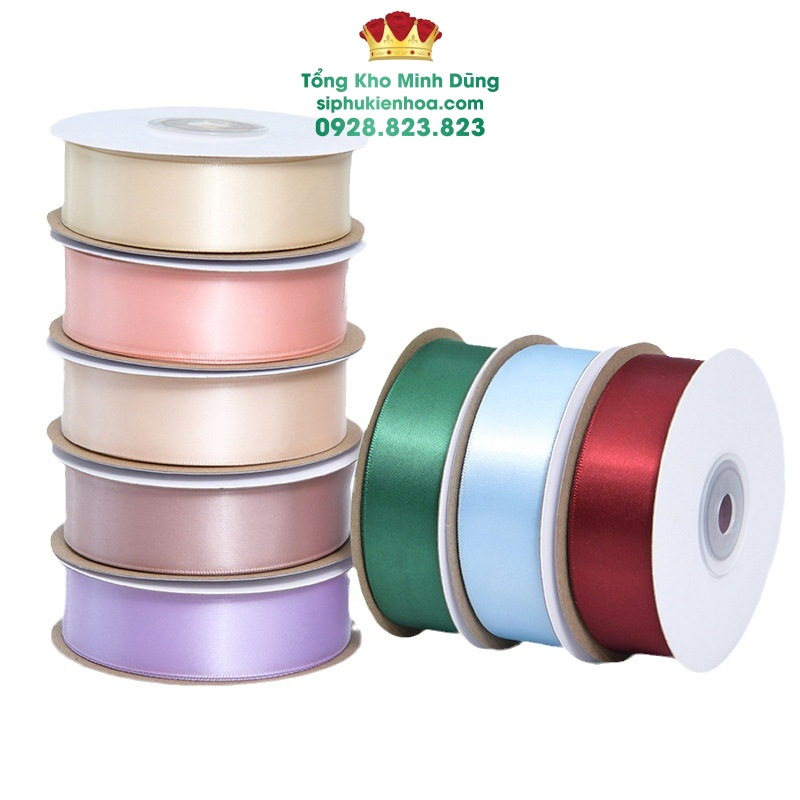 Ruy Băng Cối 2.5Cm Cao Cấp - Sỉ Phụ Kiện Hoa Ruy Băng Cối 2.5Cm Cao Cấp - Ảnh 3