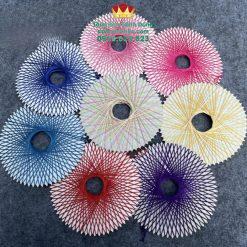 Vòng Tròn Len Trang Trí Cao Cấp (Set 10 Cái)
