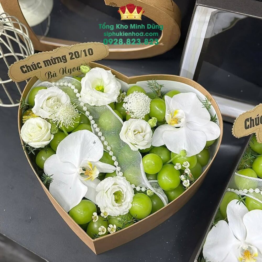 Set 3 Hộp Trái Tim Nắp Kính Cao Cấp - Ảnh 2