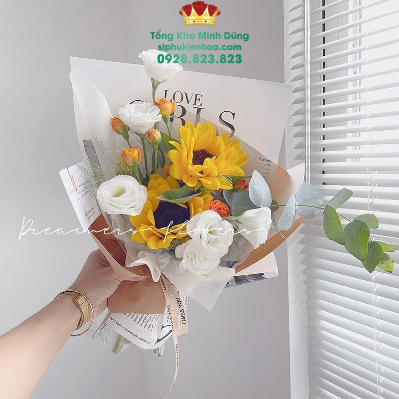 Giấy 2 Mặt Paper Cao Cấp - Sỉ Phụ Kiện Hoa Giấy 2 Mặt Paper Cao Cấp - Ảnh 2