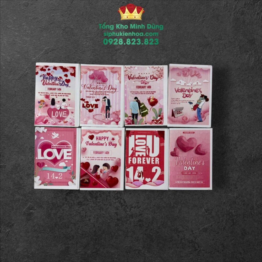 Set Thiệp Ghi Lời Chúc Cao Cấp (Set 40 Cái) - Ảnh 4