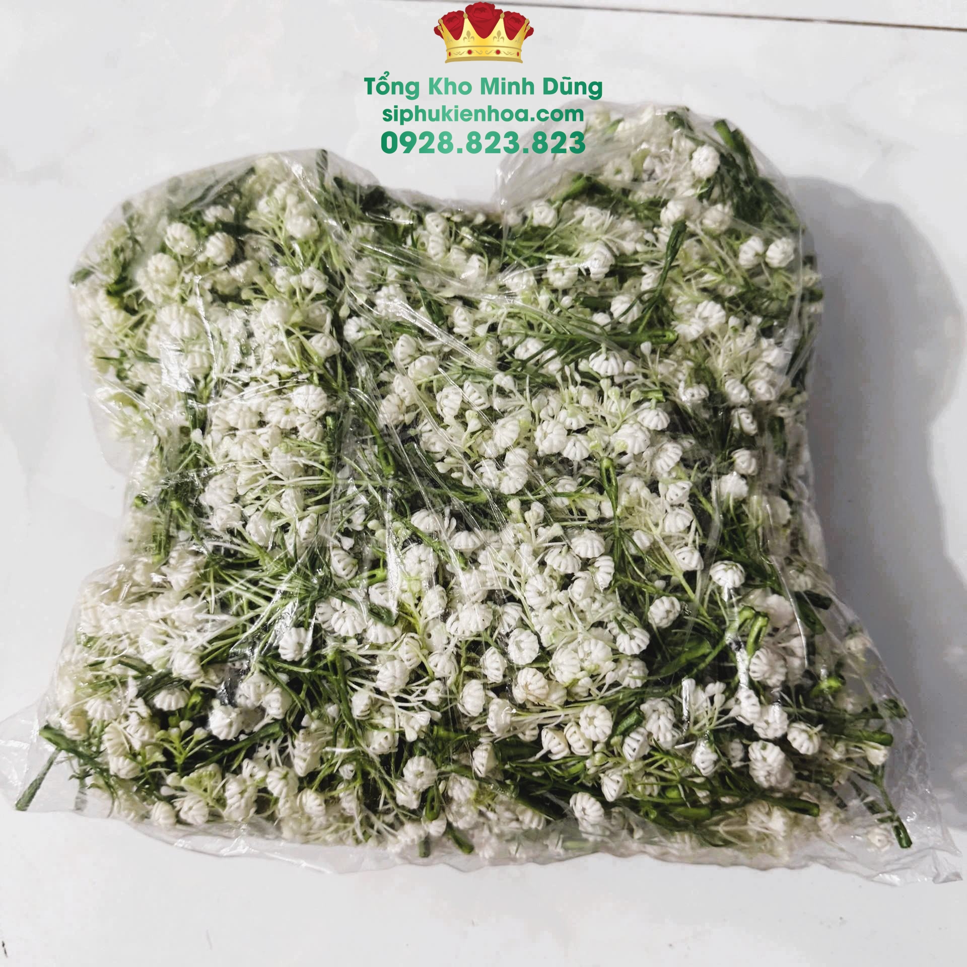 Cành Baby Nụ Rời Cao Cấp (0.5kg) - Sỉ Phụ Kiện Hoa Cành Baby Nụ Rời Cao Cấp (0.5kg)