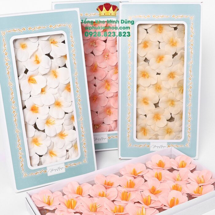 Tổng Kho Minh Dũng - Sỉ Phụ Kiện Hoa Hoa Sáp Tuylip Nở Cao Cấp (Hộp 25 Bông)