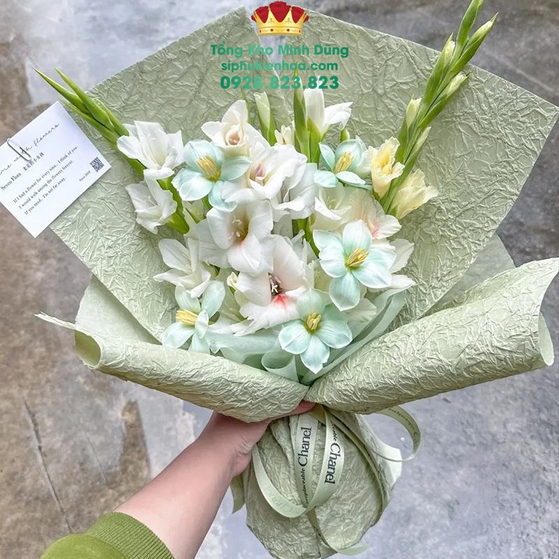 Giấy Kraft Nhăn Cao Cấp - Sỉ Phụ Kiện Hoa Giấy Kraft Nhăn Cao Cấp - Ảnh 3