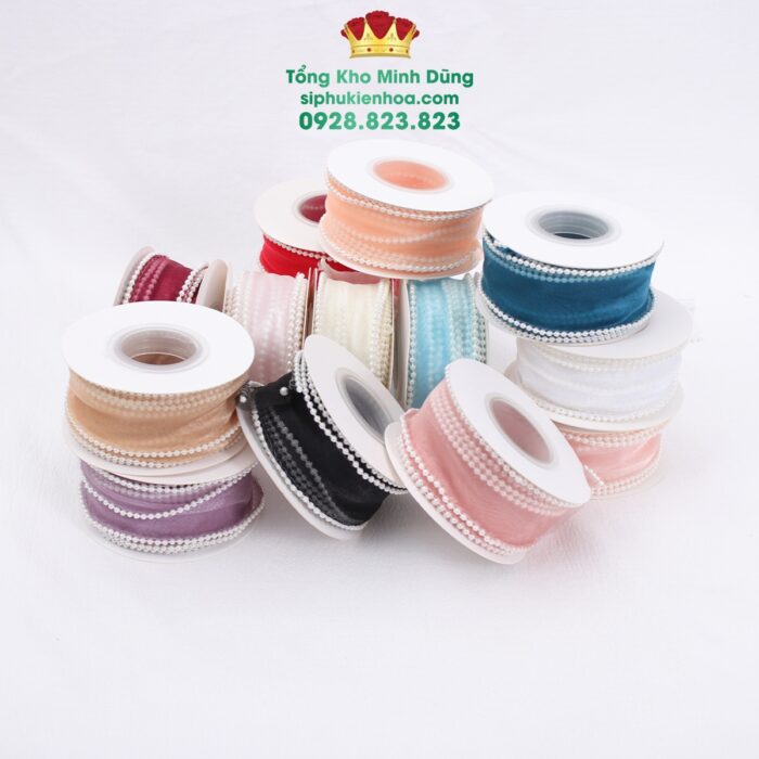 Ruy Băng Voan Hạt Ngọc Cao Cấp