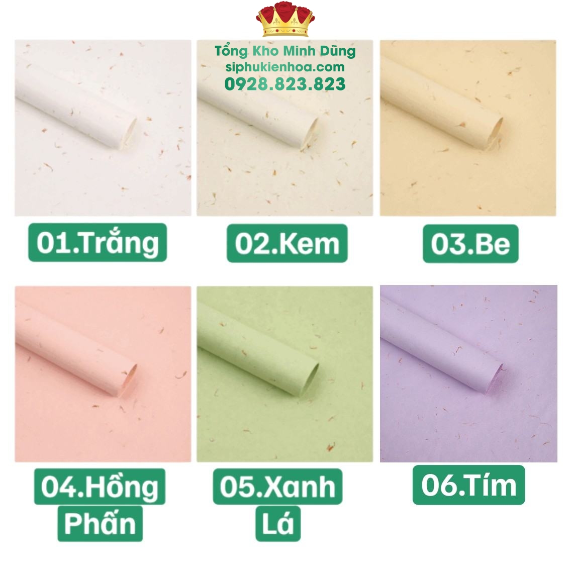 Giấy Xé Vân Sợi Gói Hoa Cao Cấp - Sỉ Phụ Kiện Hoa Giấy Xé Vân Sợi Gói Hoa Cao Cấp - Ảnh 5