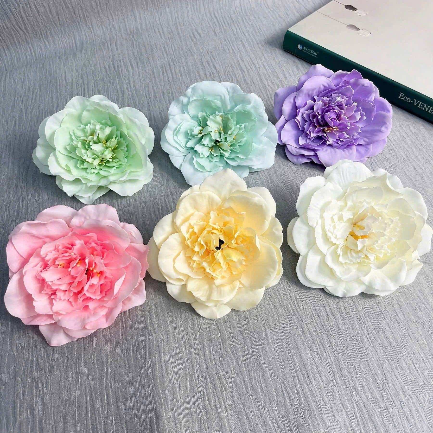 Đầu Bông hoa sáp Sophia Cao Cấp - Sỉ Phụ Kiện Hoa Đầu Bông hoa sáp Sophia Cao Cấp - Ảnh 4