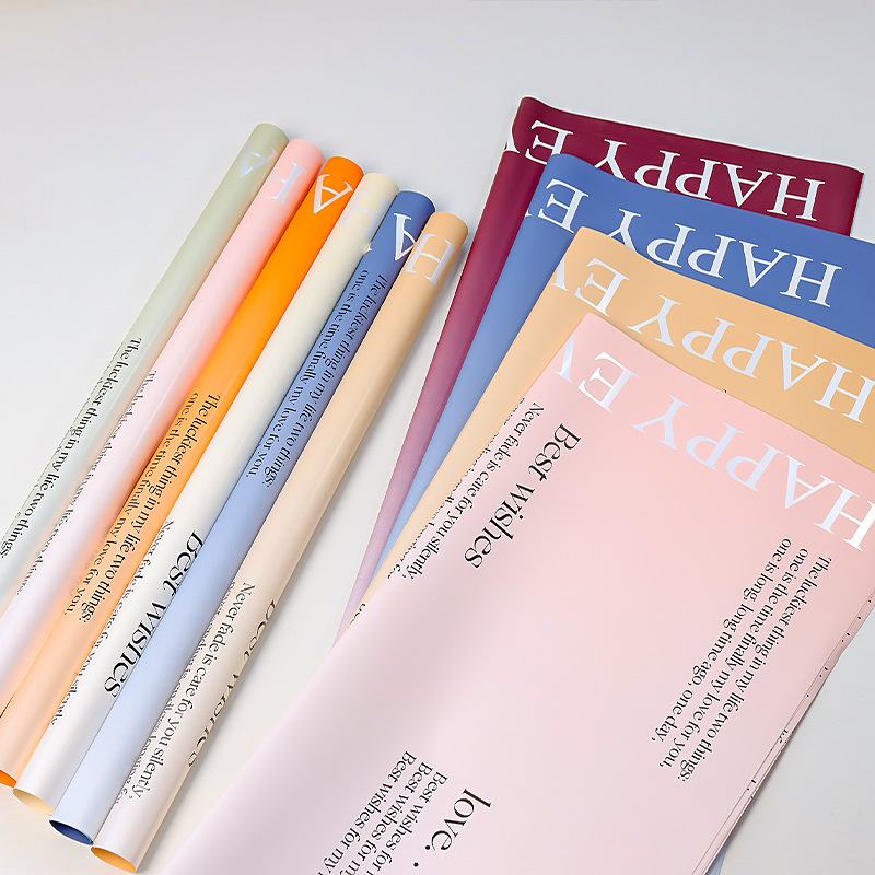 Giấy 2m họa tiết Happy Everyday - Sỉ Phụ Kiện Hoa Giấy 2m họa tiết Happy Everyday