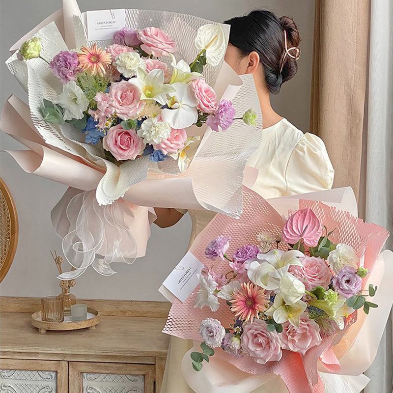 Cuộn Giấy Kéo Lưới Lục Giác Nghệ Thuật Cao Cấp 50Cm X 10 Yard - Sỉ Phụ Kiện Hoa Cuộn Giấy Kéo Lưới Lục Giác Nghệ Thuật Cao Cấp 50Cm X 10 Yard - Ảnh 4