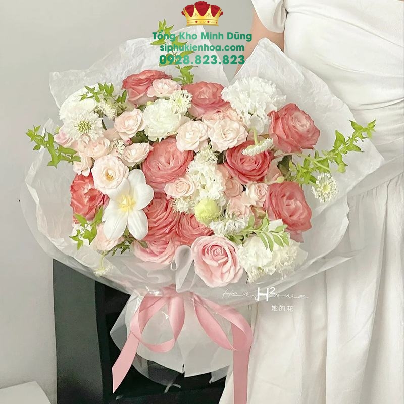 Giấy Nhăn Cứng Hàng Hot - Sỉ Phụ Kiện Hoa Giấy Nhăn Cứng Hàng Hot - Ảnh 2