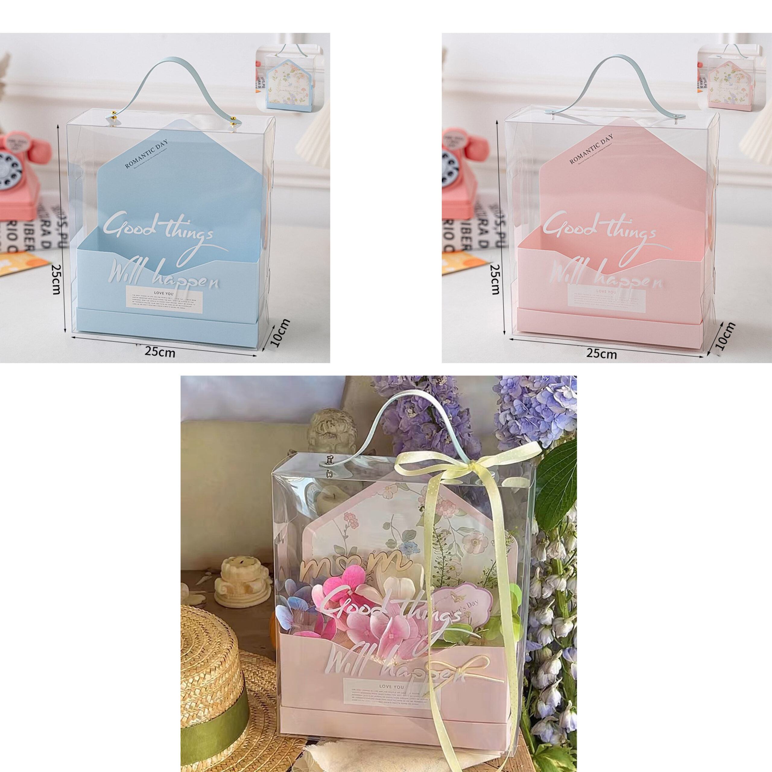 Giỏ mika hộp thư (set 10 cái) - Sỉ Phụ Kiện Hoa Giỏ mika hộp thư (set 10 cái)