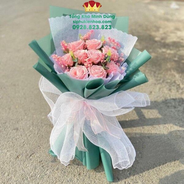 Hộp Đầu Bông 5L Mỹ Nữ Cao Cấp - Sỉ Phụ Kiện Hoa Hộp Đầu Bông 5L Mỹ Nữ Cao Cấp - Ảnh 2