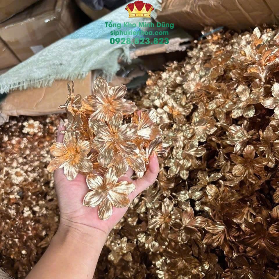 Hoa Mai Nhũ Đồng (Túi 0.5kg) - Sỉ Phụ Kiện Hoa Hoa Mai Nhũ Đồng (Túi 0.5kg) - Ảnh 2