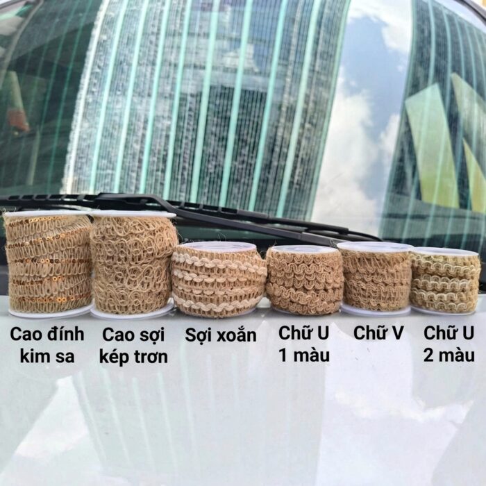 Ruy Băng Dây Thừng Trang Trí Giỏ Quả