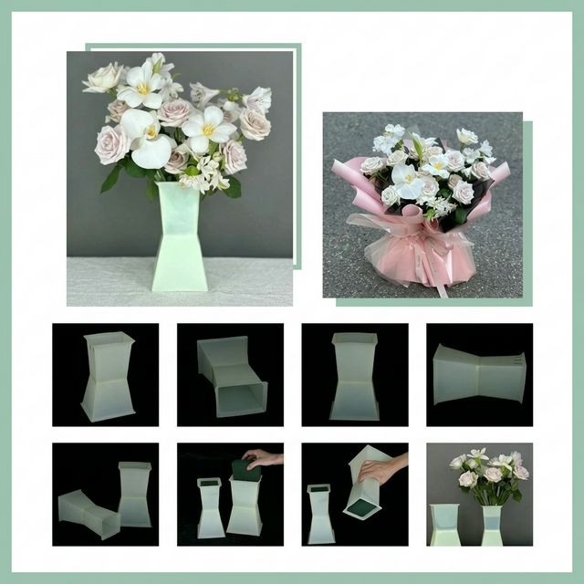 Cốt Khối Trụ Vuông 2 Đầu Màu Trắng - Sỉ Phụ Kiện Hoa Cốt Khối Trụ Vuông 2 Đầu Màu Trắng - Ảnh 2