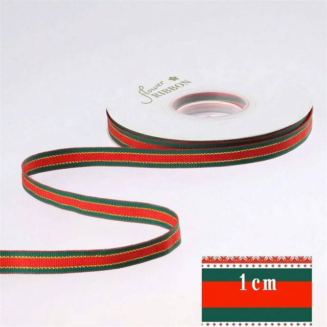 Ruy Băng Sọc Xanh Đỏ Cao Cấp (25y) - Sỉ Phụ Kiện Hoa Ruy Băng Sọc Xanh Đỏ Cao Cấp (25y) - Ảnh 2
