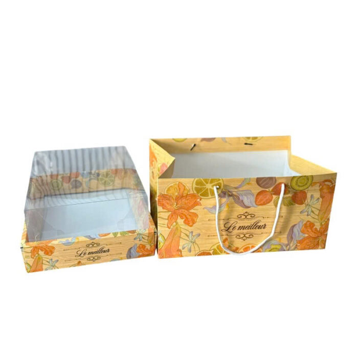 Hộp Đựng Trái Cây Họa Tiết Lemei Mới